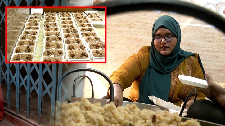 টিউশনির টাকা জমিয়ে দুস্থদের ইফতার করান ছাত্রদল নেত্রী নওরিন