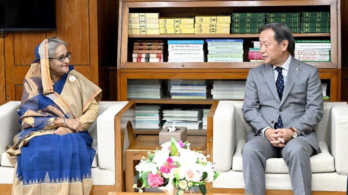 প্রধানমন্ত্রীর সঙ্গে জাইকার নির্বাহী ভাইস প্রেসিডেন্টের সাক্ষাৎ