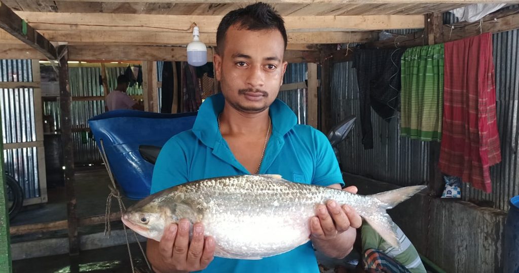 দুই কেজি ২৮০ গ্রাম ইলিশের দাম ৬৮৪০ টাকা!