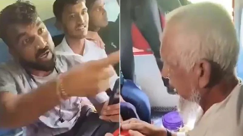 গরুর মাংস বহন করছেন সন্দেহে চলন্ত ট্রেনে বয়স্ক যাত্রীকে মারধর!
