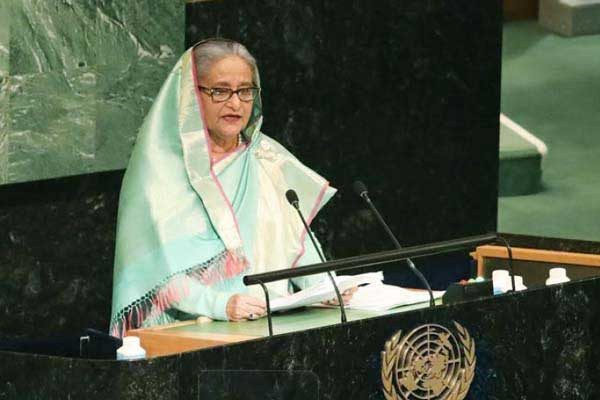 কারও ওপর নির্ভরশীলতা নয়, নিজেরাই বাংলাদেশ গড়বো: প্রধানমন্ত্রী