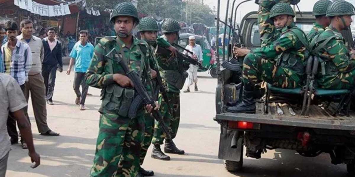নির্বাচনে ২৯ ডিসেম্বর থেকে মাঠে থাকবে সেনাবাহিনী