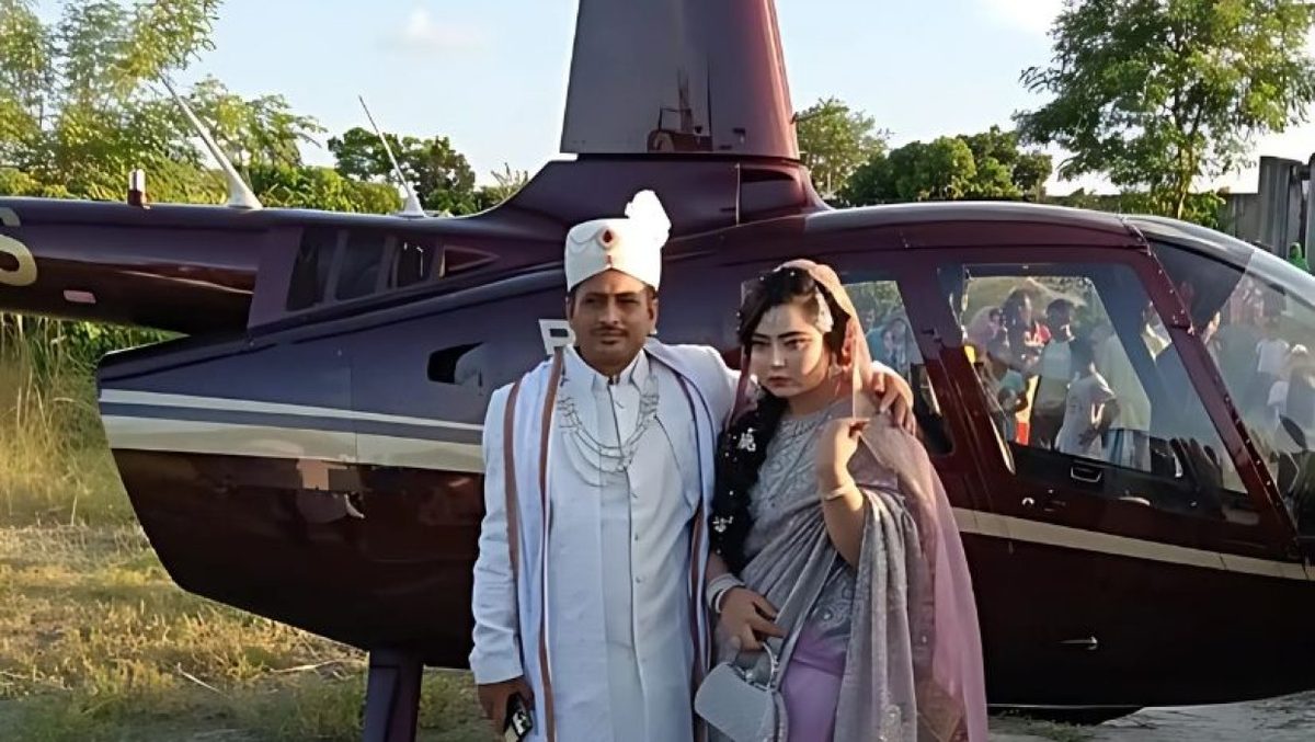 স্ত্রী গেলেন প্রেমিকের হাত ধরে, হেলিকপ্টারে নতুন বউ এনে চমক দিলেন স্বামী!