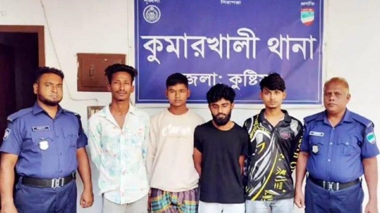 কুমারখালীতে নিষিদ্ধ ছাত্রলীগের ৩ কর্মী গ্রেফতার