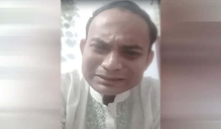 নতুন কমিটিতে পদ না পেয়ে ফেসবুক লাইভে এসে কাঁদলেন ছাত্রদল নেতা