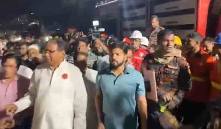 গুলিস্তানে বিস্ফোরণে আহতদের দেখতে ঢামেকে বিএনপি নেতারা
