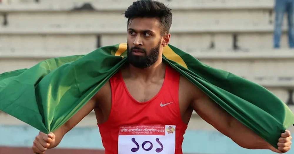 আইএসজি গেমসে সেরা গতিতে বাংলাদেশের ইমরানুর,