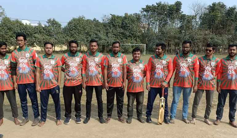 ভাষার মাস উপলক্ষে রসায়ন বিভাগের প্রীতি ক্রিকেট ম্যাচ