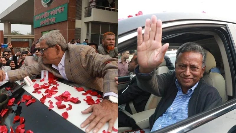 কারামুক্ত হলেন মির্জা ফখরুল-আমীর খসরু