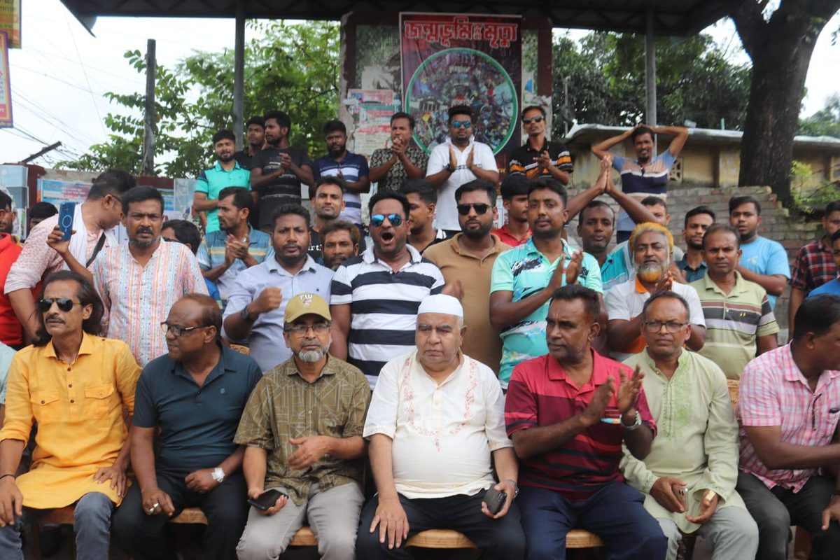 আ.লীগের ডাকা হরতালের প্রতিবাদে কুমারখালীতে বিএনপির অবস্থান কর্মসূচি