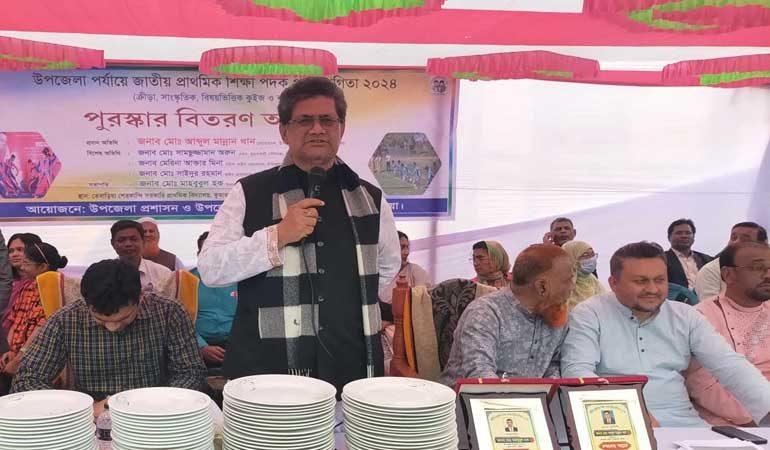 শুধু পড়াশোনা নয়, শিক্ষার্থীদের খেলাধুলারও সুযোগ করে দিতে হবে:মান্নান খান