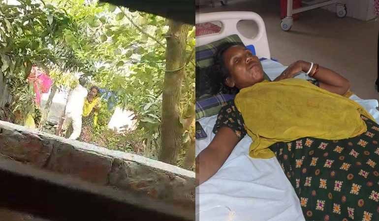 জমি দখলে বাধা দেওয়ায় নৃগোষ্ঠীর এক নারীকে মারধর