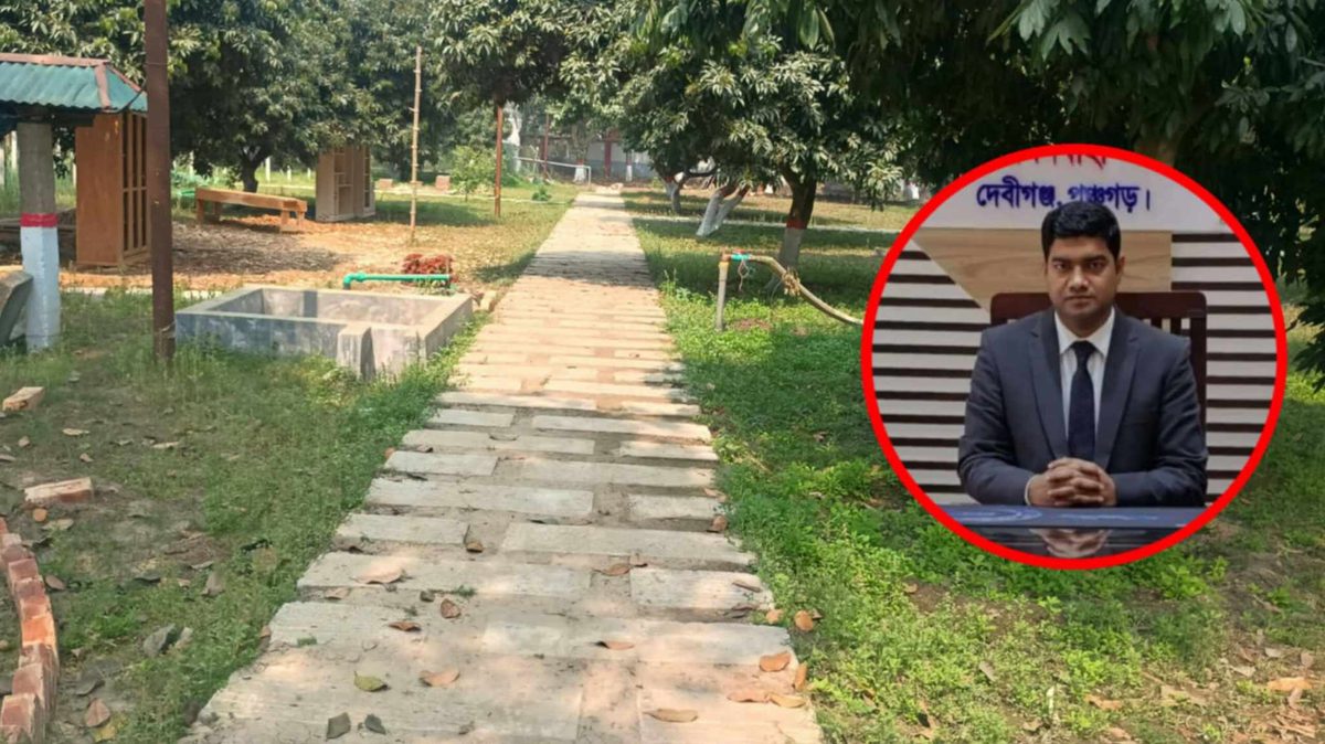 পৌরসভায় টাকায় ইউএনওর বাগান বিলাস