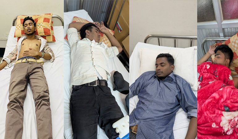 জবিতে সাংবাদিকদের ওপর শিবিরের হামলা, আহত ১২