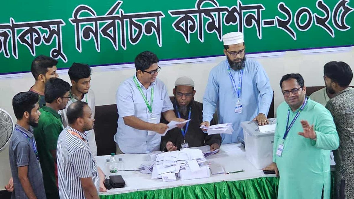 জাকসুর ভোট গ্রহণ সম্পন্ন, চলছে গণনা