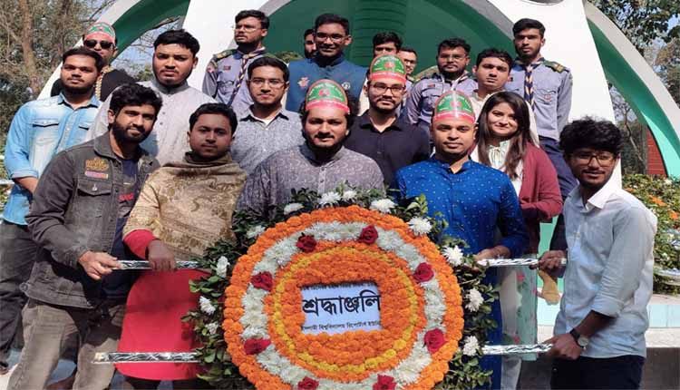 মহান বিজয় দিবসে ইবি রিপোর্টার্স ইউনিটির শ্রদ্ধাঞ্জলি