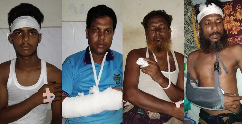 কুমারখালীতে প্রতিপক্ষের হামলায় আহত ৭