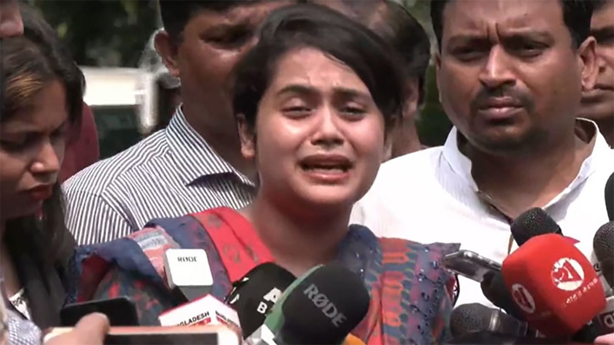 বাবার খুনিদের ফাঁসি চাই:এমপি আনারের মেয়ে