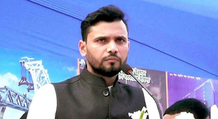 নড়াইলে মাশরাফীর ও তার বাবাসহ ৯০ জনের বিরুদ্ধে মামলা