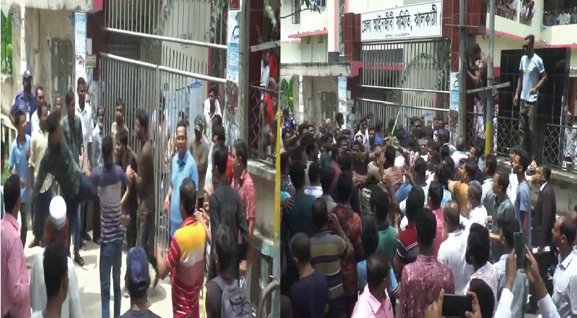 ঝালকাঠিতে বিএনপির সমাবেশে আওয়ামী লীগের হামলা, আহত পাঁচ