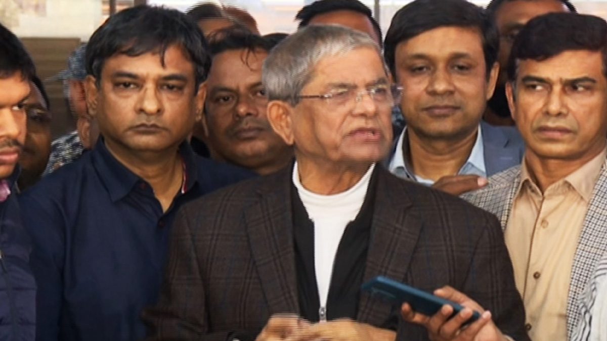 তথ্য উপদেষ্টার বক্তব্য রাজনীতিবিরোধী: মির্জা ফখরুল