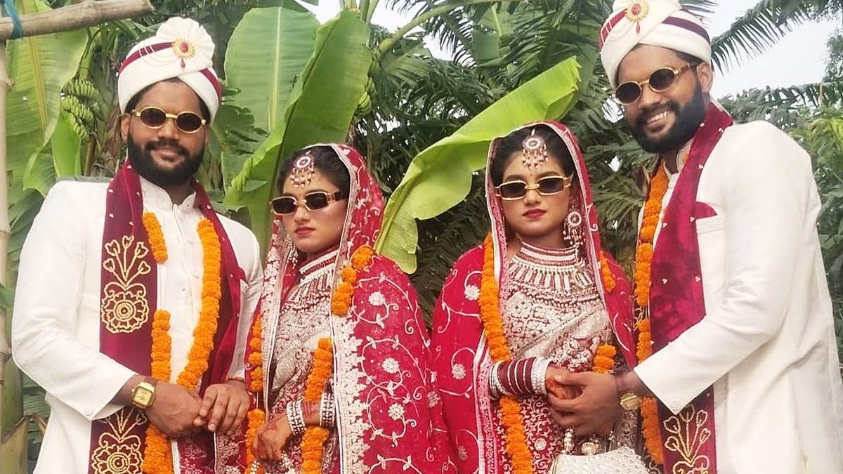 যমজ দুই বোনকে বিয়ে করলেন যমজ দুই ভাই