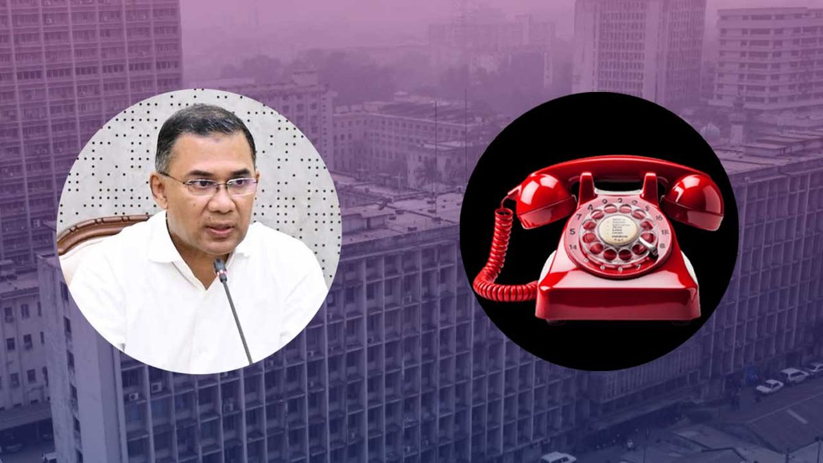 প্রধানমন্ত্রীর লাল টেলিফোনের তার চুরি, ৭ ঘণ্টা বন্ধ ছিল হটলাইন