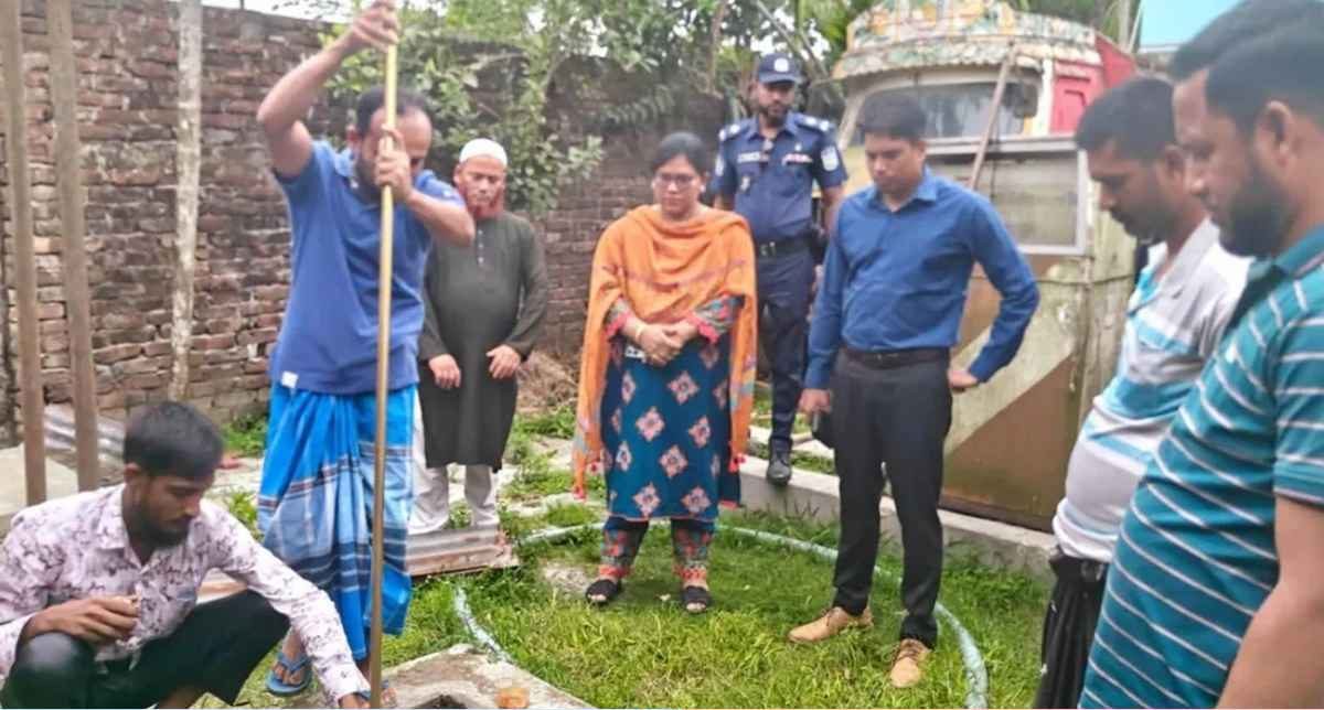 ময়মনসিংহে মাটির নিচে ২৪ হাজার লিটার জ্বালানি তেল জব্দ