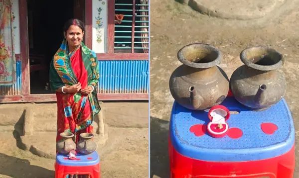 অবশেষে সেই গৃহবধূর শখের বদনা ও আংটি ফেরত দিলো এনজিও