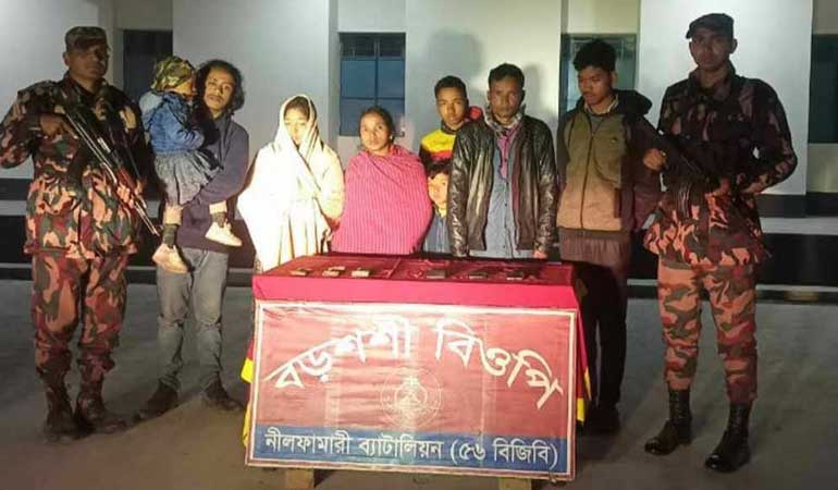 পঞ্চগড় সীমান্ত দিয়ে 'ভারতে যাওয়ার চেষ্টা', আটক ৮