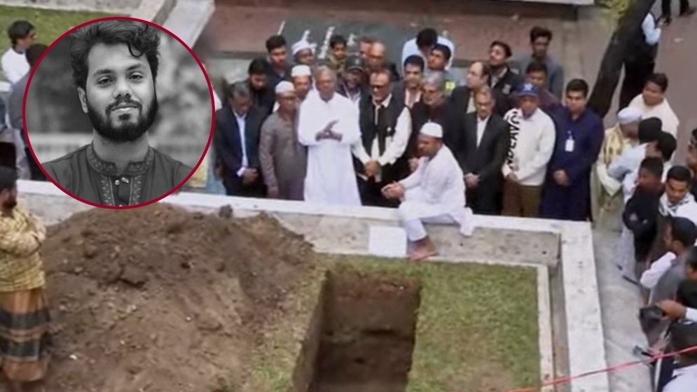 বিদ্রোহী কবির পাশে চিরনিদ্রায় শায়িত শহীদ ওসমান হাদি