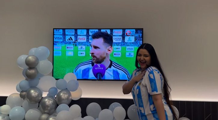 ‘মেসি গো মেসি, আমার দুই চোক্ষে শুধুই মেসি’: পরী