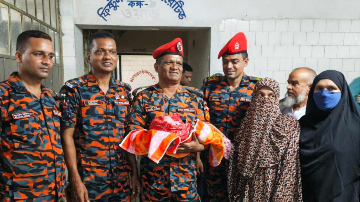 মৃত্যুর ১১ দিন পর সন্তানের বাবা হলেন ফায়ার ফাইটার নুরুল হুদা