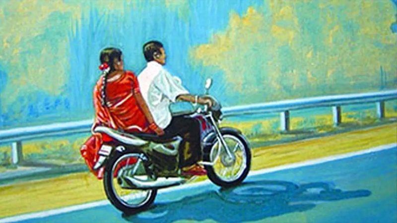 স্ত্রীর বোরকা পেঁচালো মোটরসাইকেলের চাকায়, নিয়ন্ত্রণ হারিয়ে নিহত স্বামী