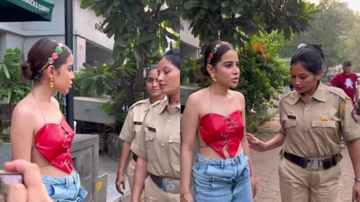 খোলামেলা পোশাক পরায় রাস্তা থেকে গ্রেপ্তার উরফি?