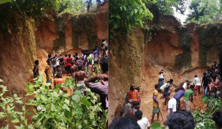 চা বাগানে টিলা ধসে চার নারী শ্রমিকের মৃত্যু