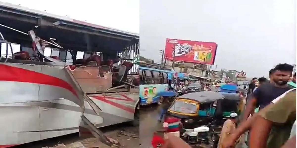 ফরিদপুরে ২ বাসের মুখোমুখি সংঘর্ষে নারীসহ নিহত ৩