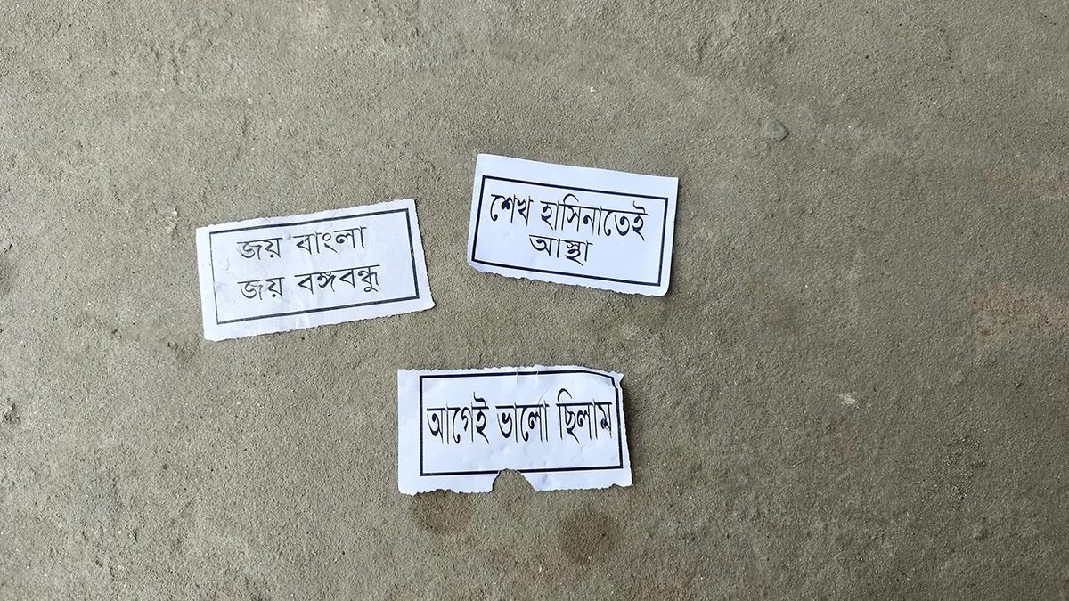 দেবীগঞ্জে রাতের আঁধারে আ.লীগের লিফলেট বিতরণ