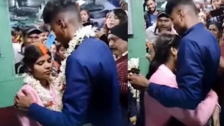 চলন্ত ট্রেনে বিয়ে করলেন যুগল!