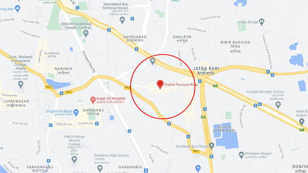 যাত্রাবাড়ীতে খেলতে গিয়ে গাড়ির ধাক্কায় শিশুর মৃত্যু