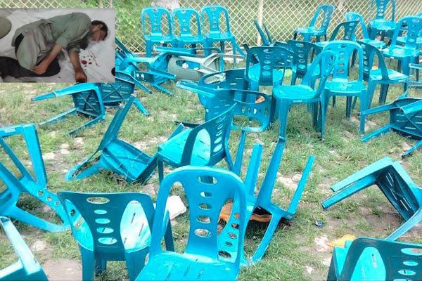 এরশাদের মৃত্যুবার্ষিকীতে খাবার বিতরণ নিয়ে সংঘর্ষ
