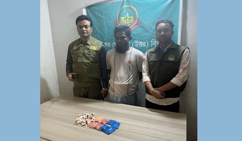 গাজীপুরে ৫ হাজার ইয়াবাসহ রোহিঙ্গা গ্রেফতার