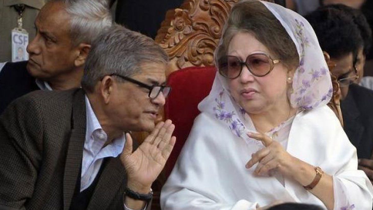 খালেদা জিয়ার সঙ্গে মির্জা ফখরুলের সাক্ষাৎ