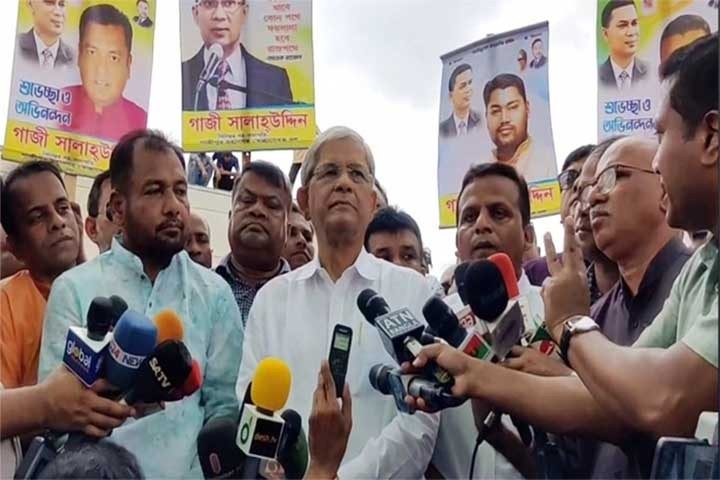 বর্তমান সরকার সমর্থনহীন : মির্জা ফখরুল