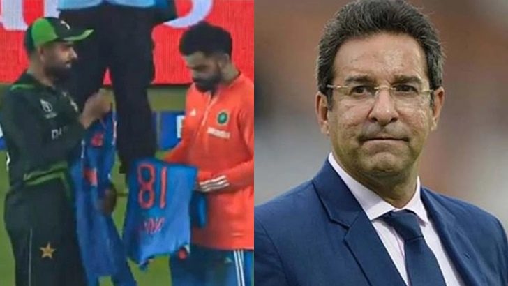 বাবরকে জার্সি উপহার কোহলির, ক্ষুব্ধ ওয়াসিম আকরাম