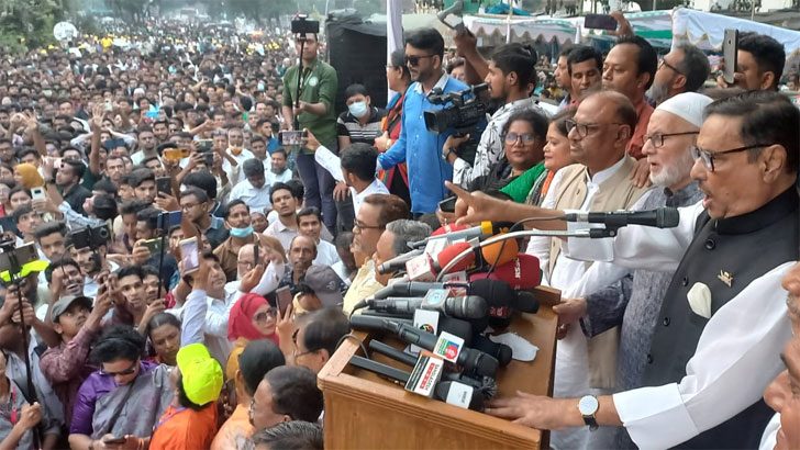 নির্বাচনকালীন সরকার প্রধান শেখ হাসিনা, এটা শেষ বার্তা : কাদের