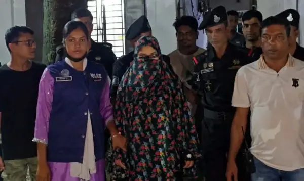নরসিংদীতে ২ মাসের শিশুর পা মুচড়ে দেয়ার ঘটনায় অভিযুক্ত চাচি গ্রেপ্তার