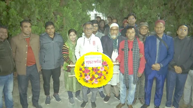 বগুড়ায় শহীদ বুদ্ধিজীবী দিবস পালিত