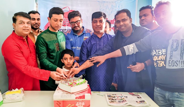 কুমারখালীতে দোয়া ও কেক কেটে যুগান্তরের প্রতিষ্ঠাবার্ষিকী পালন