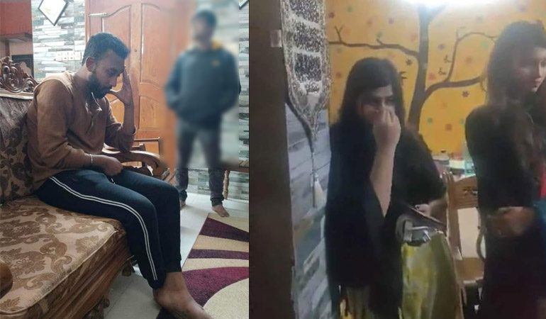 কুষ্টিয়ায় স্ত্রীর হাতে দুই নারীসহ স্বামী আটক, মিমাংসার পর মুক্তি